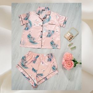 Flamingo Pink Pajama Set